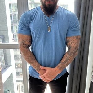 Vibrant Blue Deep V Lululemon